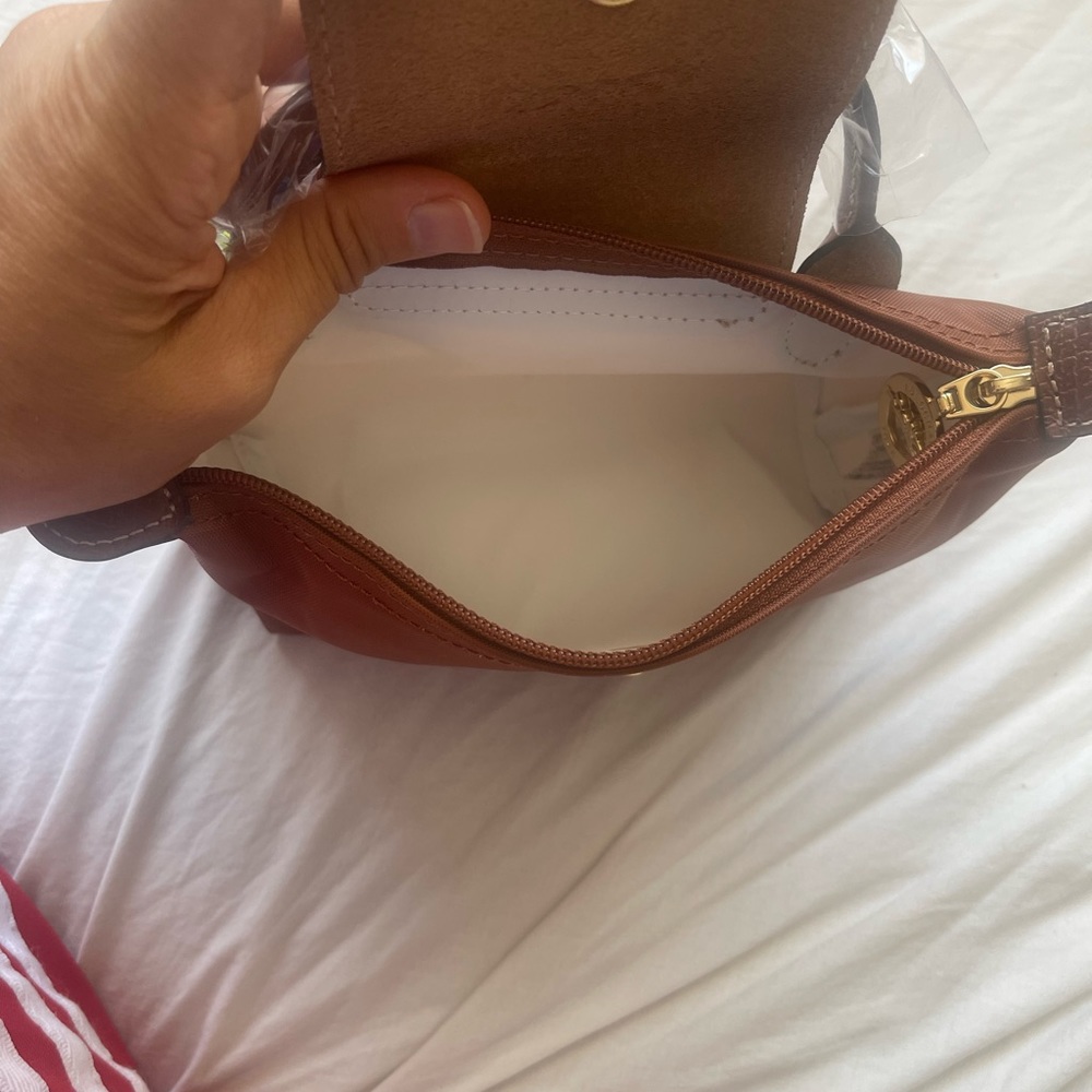 Longchamp mini cute bag cognac color - Picture 8 of 11